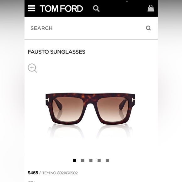 TOM FORD sunglasses - Fausto style - Dark Havana color - Picture 5 of 16